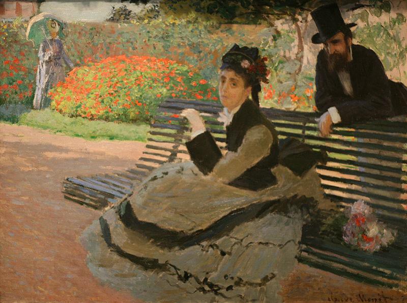 Claude Monet WLA metmuseum Camille Monet on a Garden Bench China oil painting art